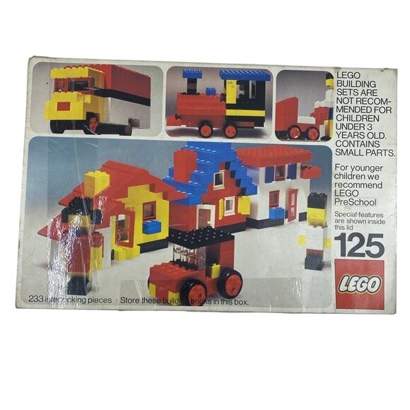 Lego Other - Vintage LEGO Set #125 1974 With Original Box